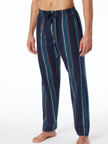 SCHIESSER Pajama pants in Blue