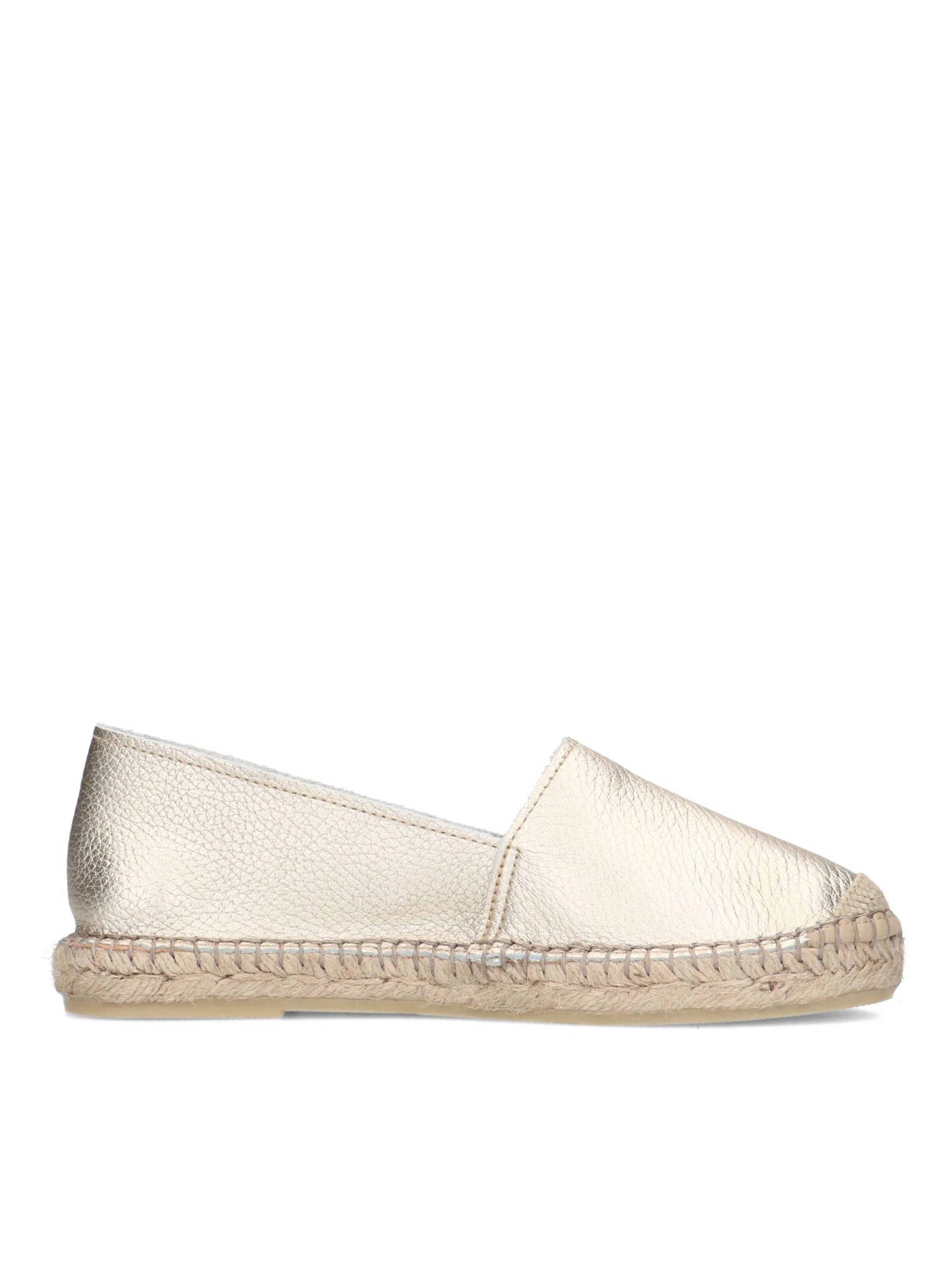 MANFIELD Espadrilles in Gold