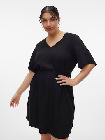 Vero Moda Curve Φόρεμα 'MYMILO' σε μαύρο: μπροστά