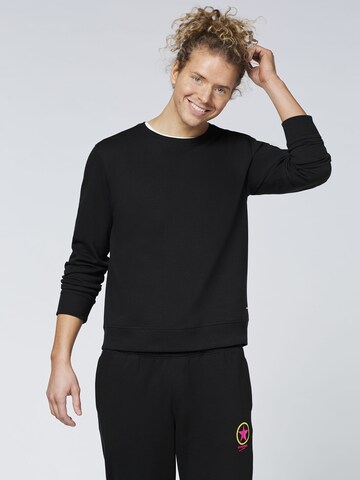 CHIEMSEE Sweatshirt in Schwarz
