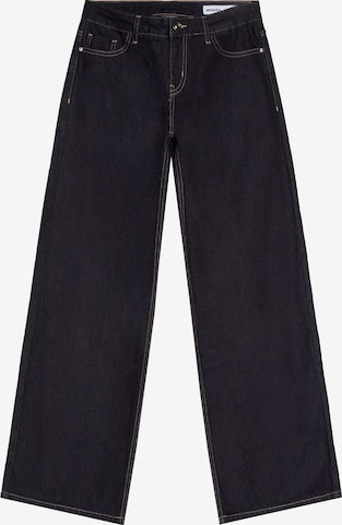 Wide leg Jeans di Bershka in blu: frontale