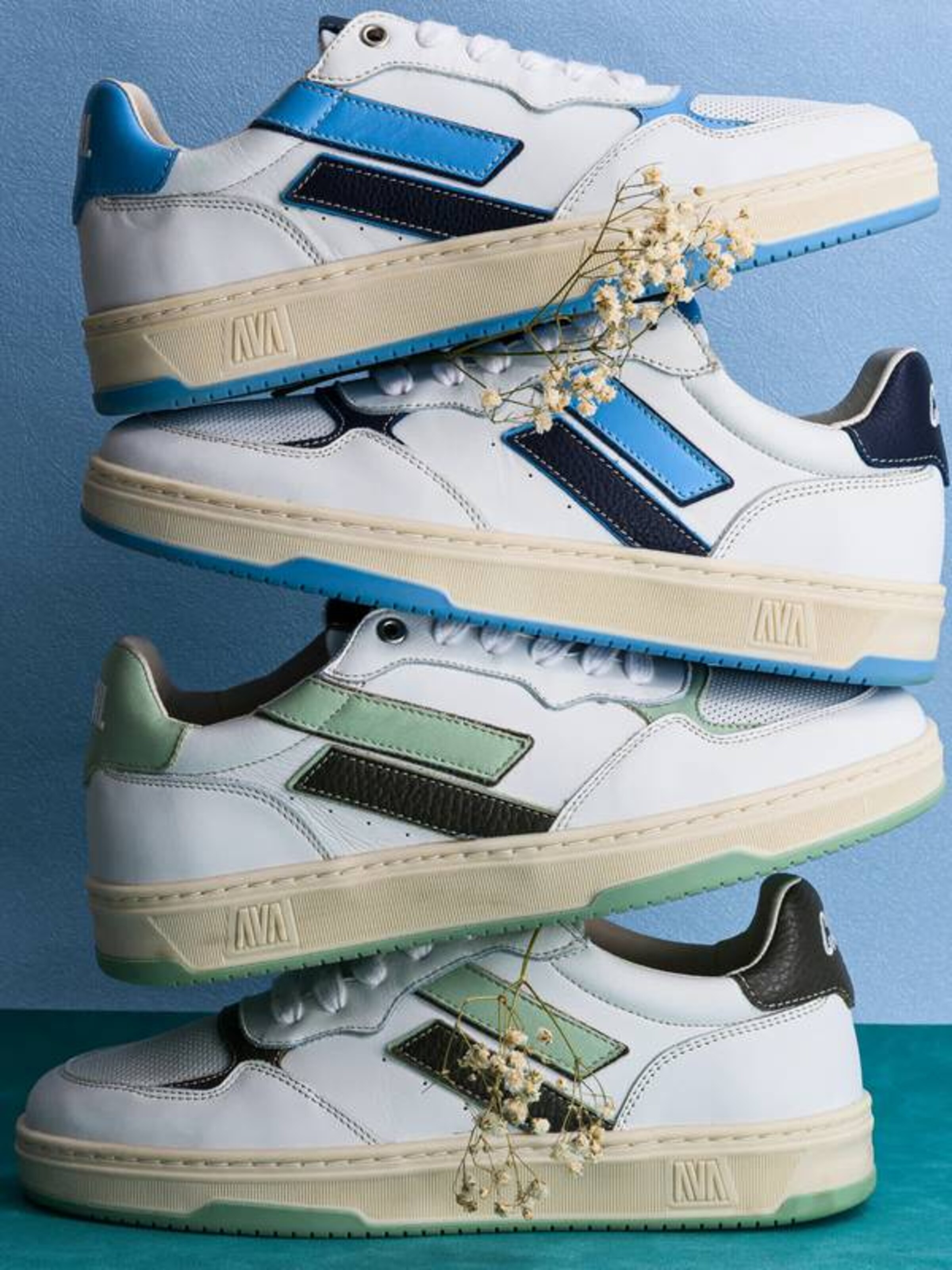 Caval - Sapato com atacadores ' FLOW ' em verde
