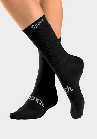 BENCH Athletic Socks in Black: front