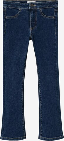 MANGO KIDS Flared Jeans 'Trumpet' in Blauw: voorkant