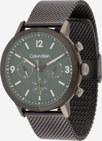 Calvin Klein - Reloj analógico 'GAUGE' en negro: frente