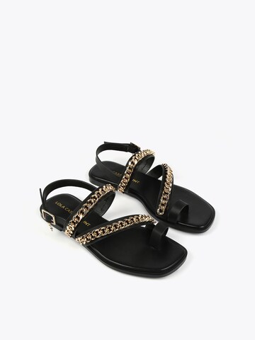 Lola Casademunt Strap sandal in Black