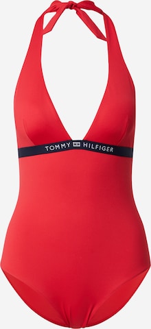 Triunghi Costum de baie întreg de la Tommy Hilfiger Underwear pe roșu: față