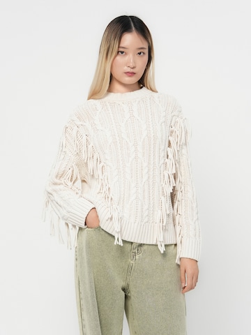 OBJECT Pullover 'OBJAMANDA' i hvid