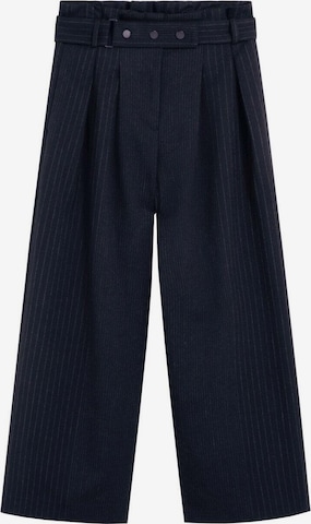 ScalpersWide Leg/ Široke nogavice Hlače - plava boja: prednji dio