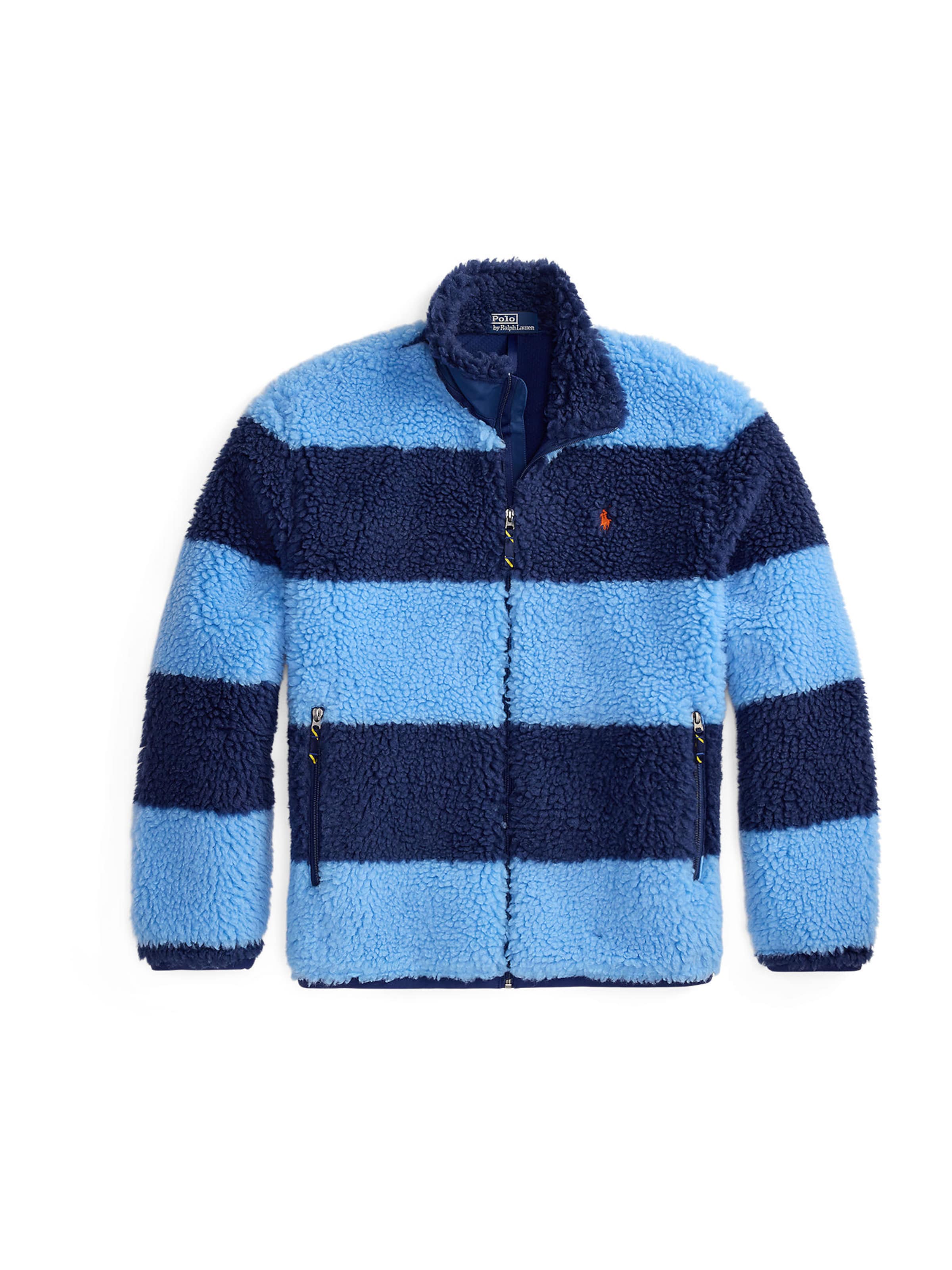 Veste en polaire Polo Ralph Lauren en bleu : devant