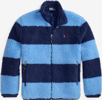 Giacca di pile di Polo Ralph Lauren in blu: frontale