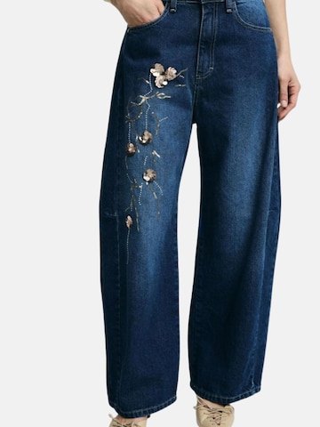 Wide Leg Jean 'Pantalone' PLEASE en bleu