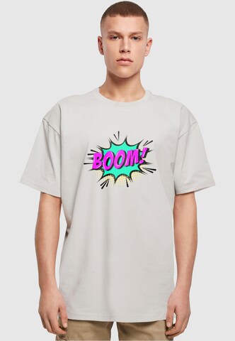 T-Shirt 'BOOM Comic' Merchcode en gris : devant