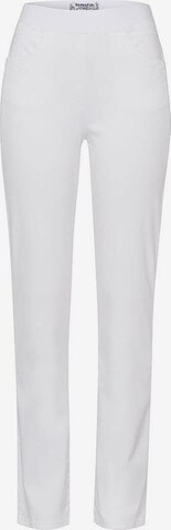 BRAX Regular Pants in White: front