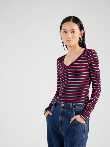 Tommy Jeans Tričko – modrá: přední strana