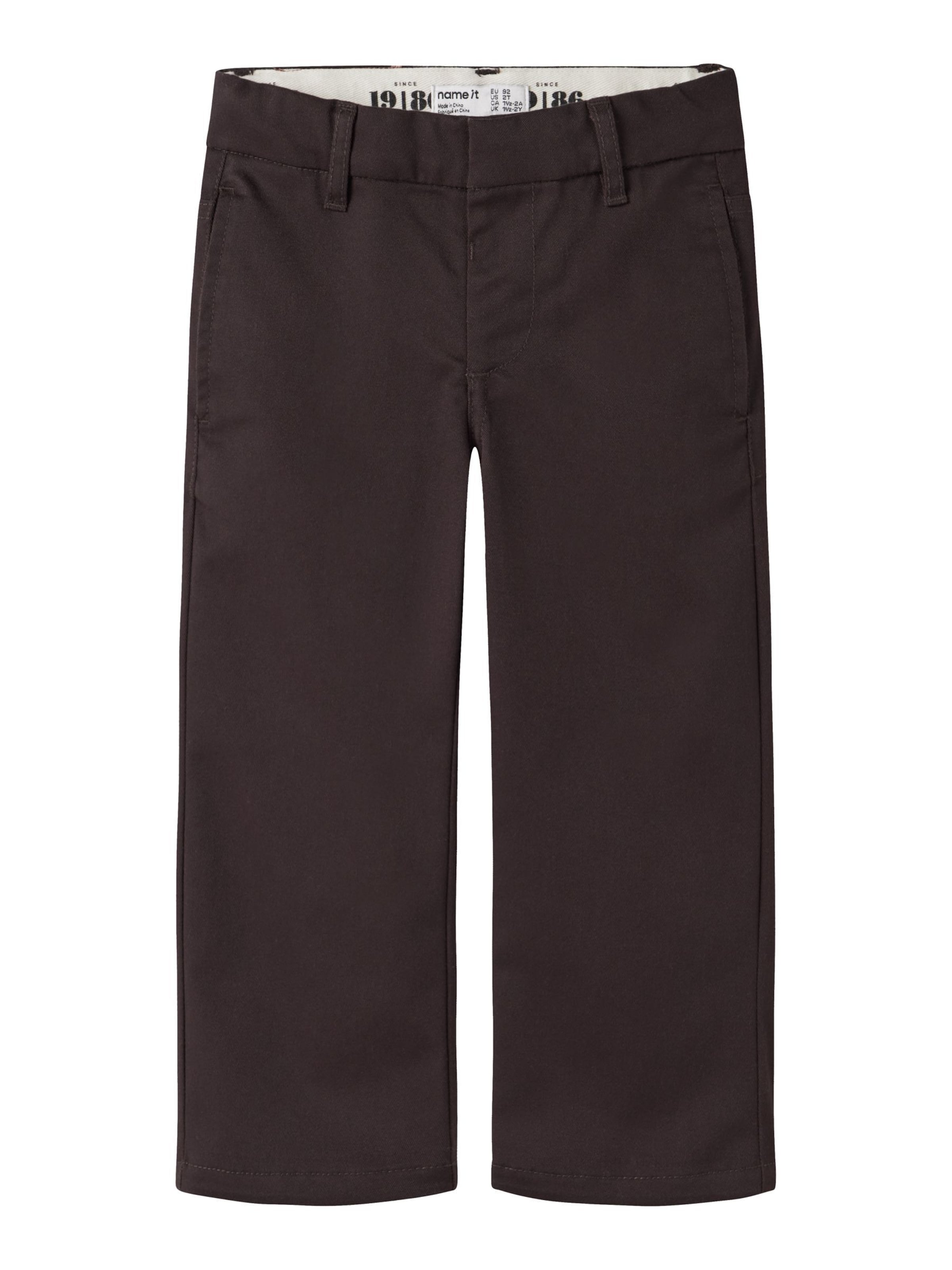 regular Pantaloni di NAME IT in marrone: frontale