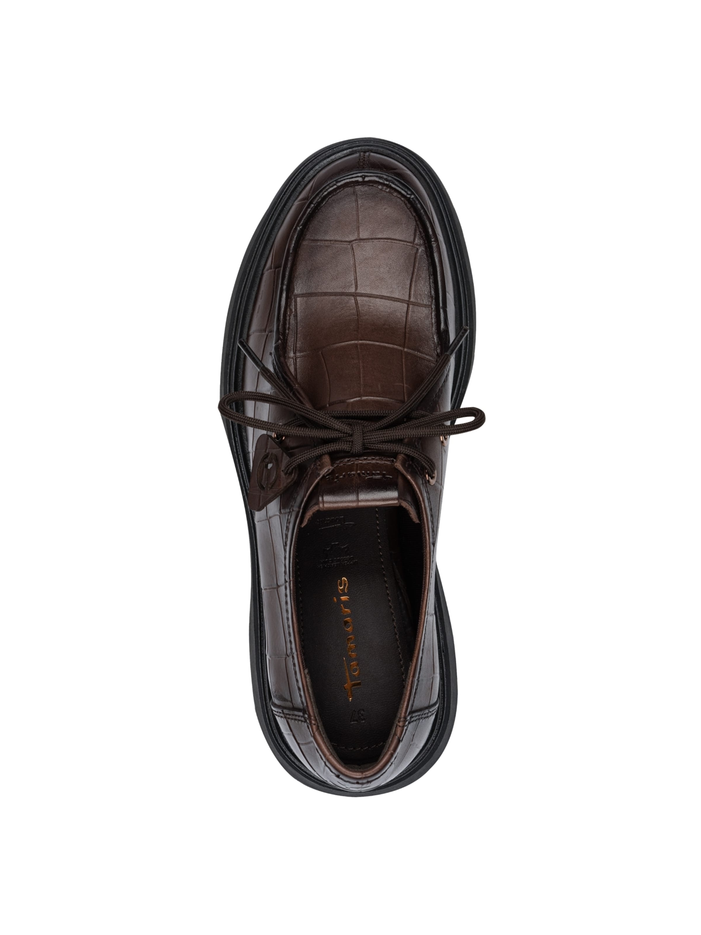 Chaussure à lacets Tamaris en marron