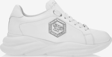 Philipp Plein - Sapatilhas baixas ' ' em branco: frente