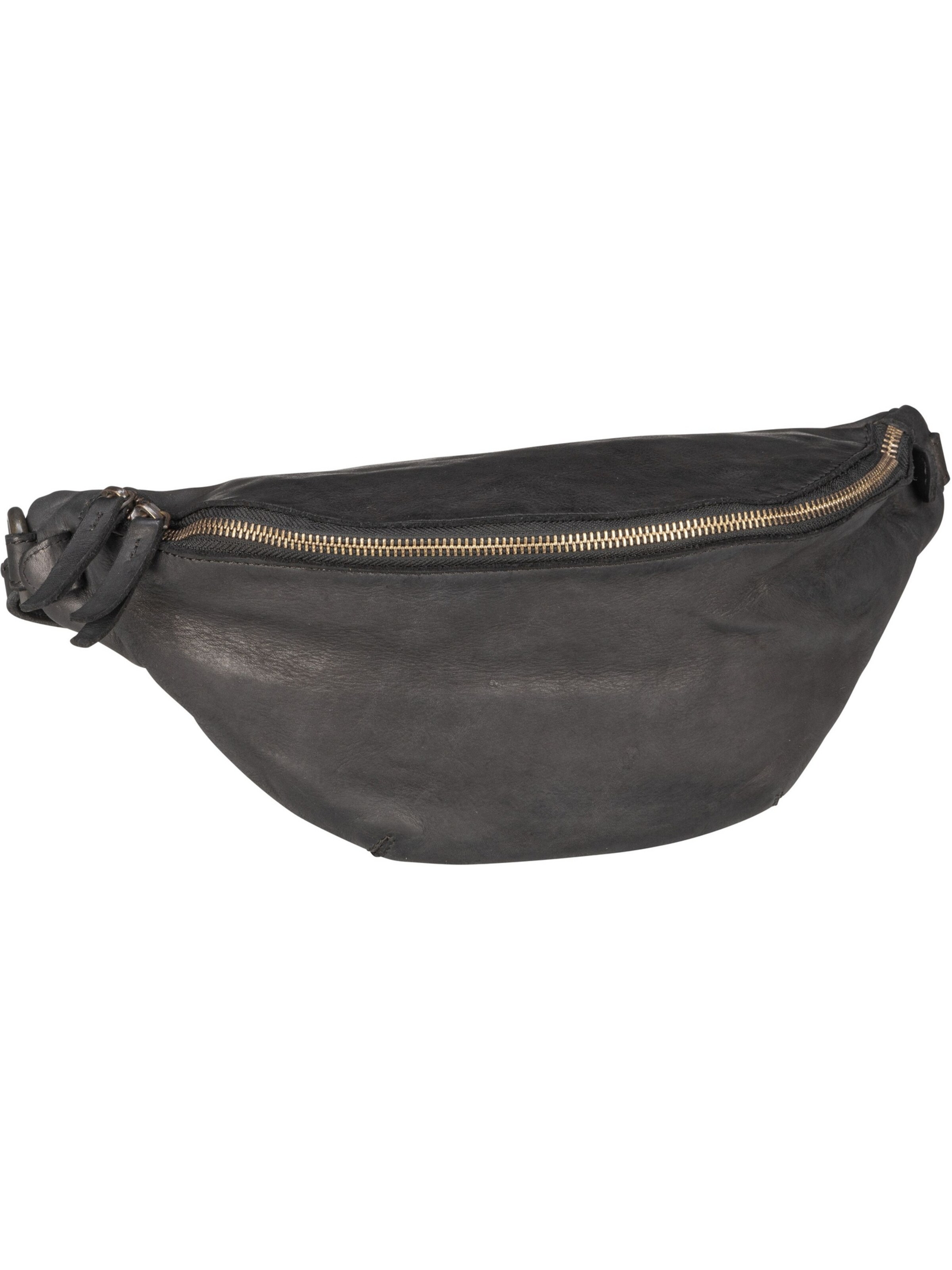 Harold's Gürteltasche 'Submarine' in Schwarz: Vorderseite