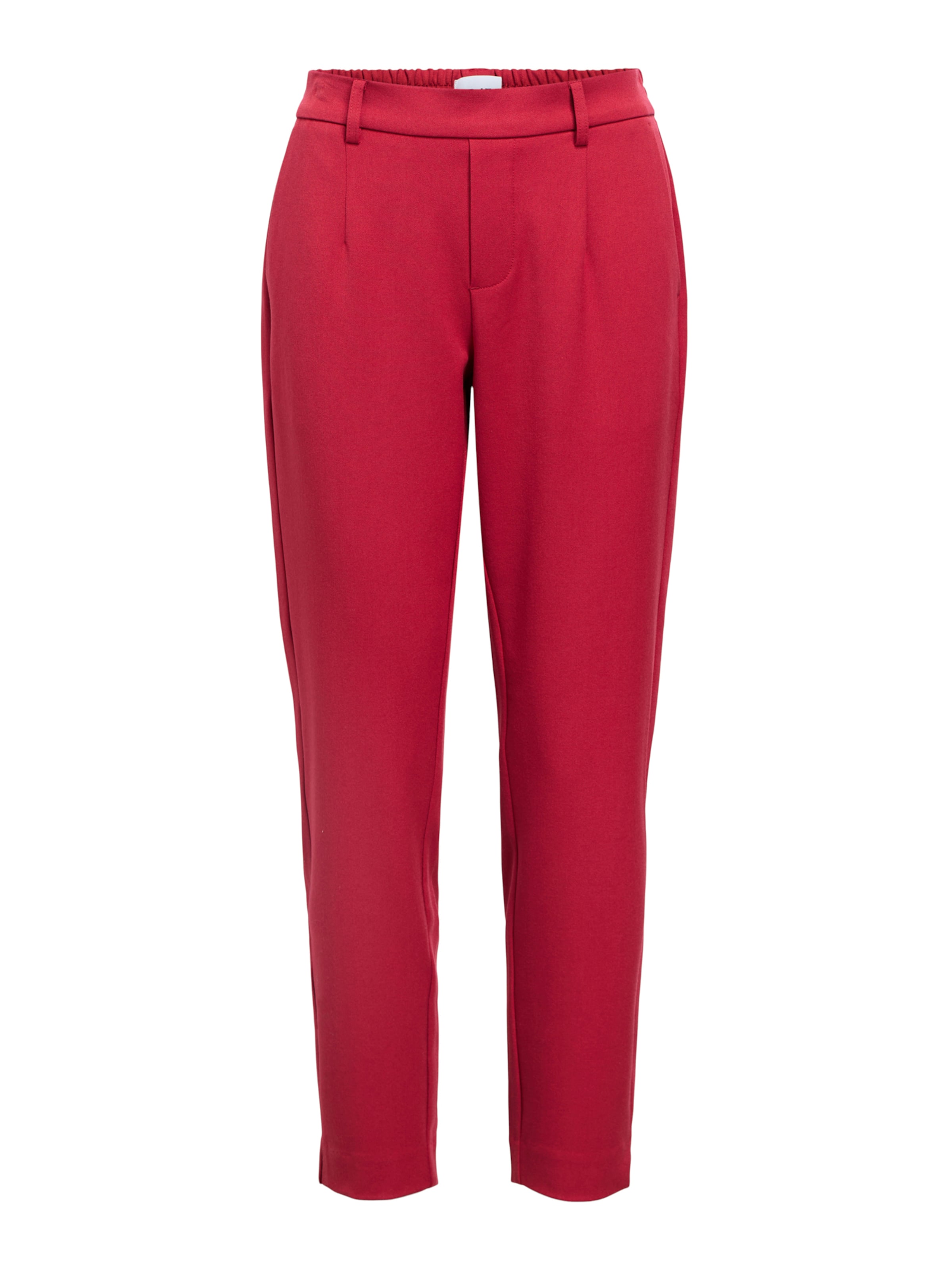 OBJECT Slimfit Kalhoty 'OBJLisa' – červená: přední strana