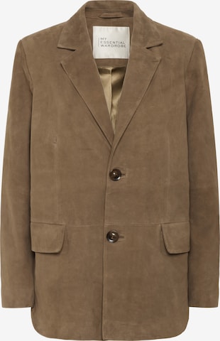 My Essential Wardrobe Blazer i brun: forside