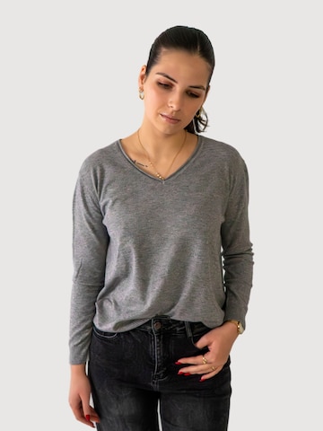 WEARABLE STORIES Pullover 'Ginny' i grå