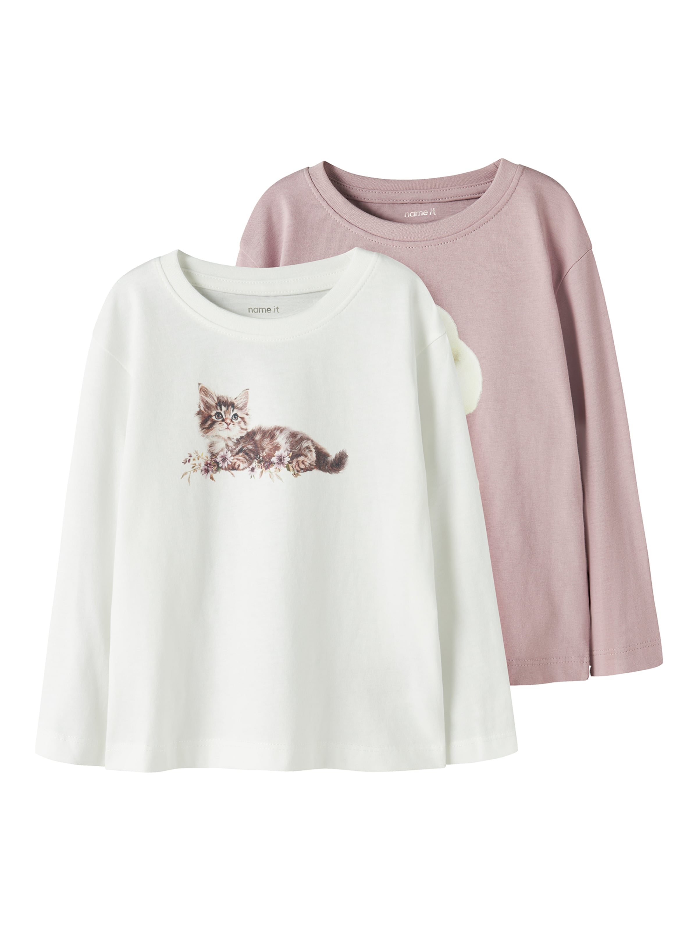 T-Shirt 'NMFVOTEA' NAME IT en violet : devant