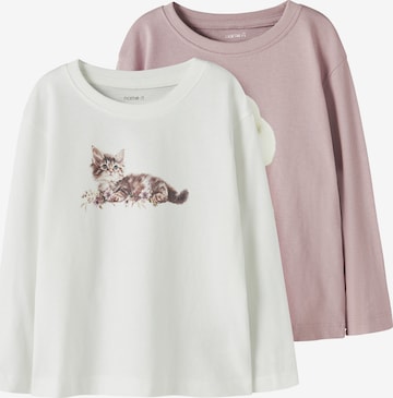 NAME IT Paita 'NMFVOTEA' värissä lila: etupuoli