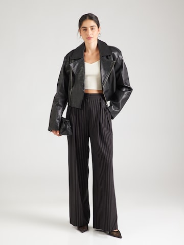 DKNY Wide Leg Hose in Schwarz