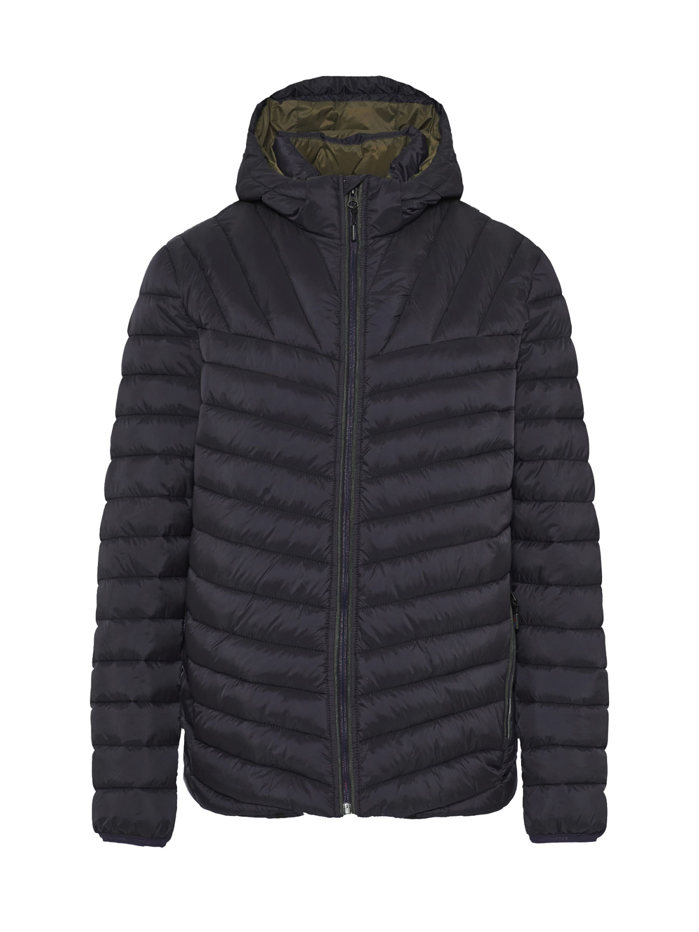Funky Buddha Winterjas in Blauw: voorkant
