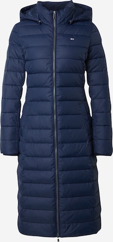 Tommy Jeans Between-Seasons Coat in Blue: front