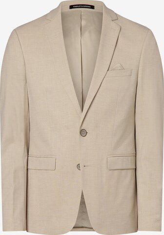 Coupe slim Veste de costume 'Oakland' Finshley & Harding en beige : devant