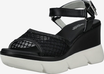 Sandales Nero Giardini en noir : devant