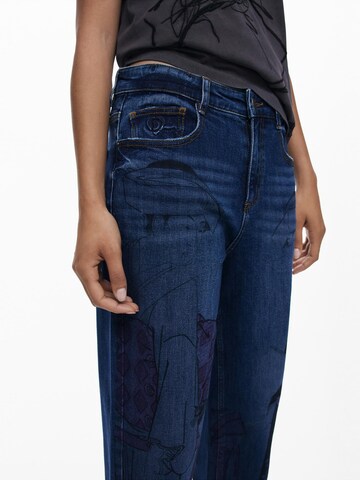 Desigual Luźne Jeansy w kolorze niebieski