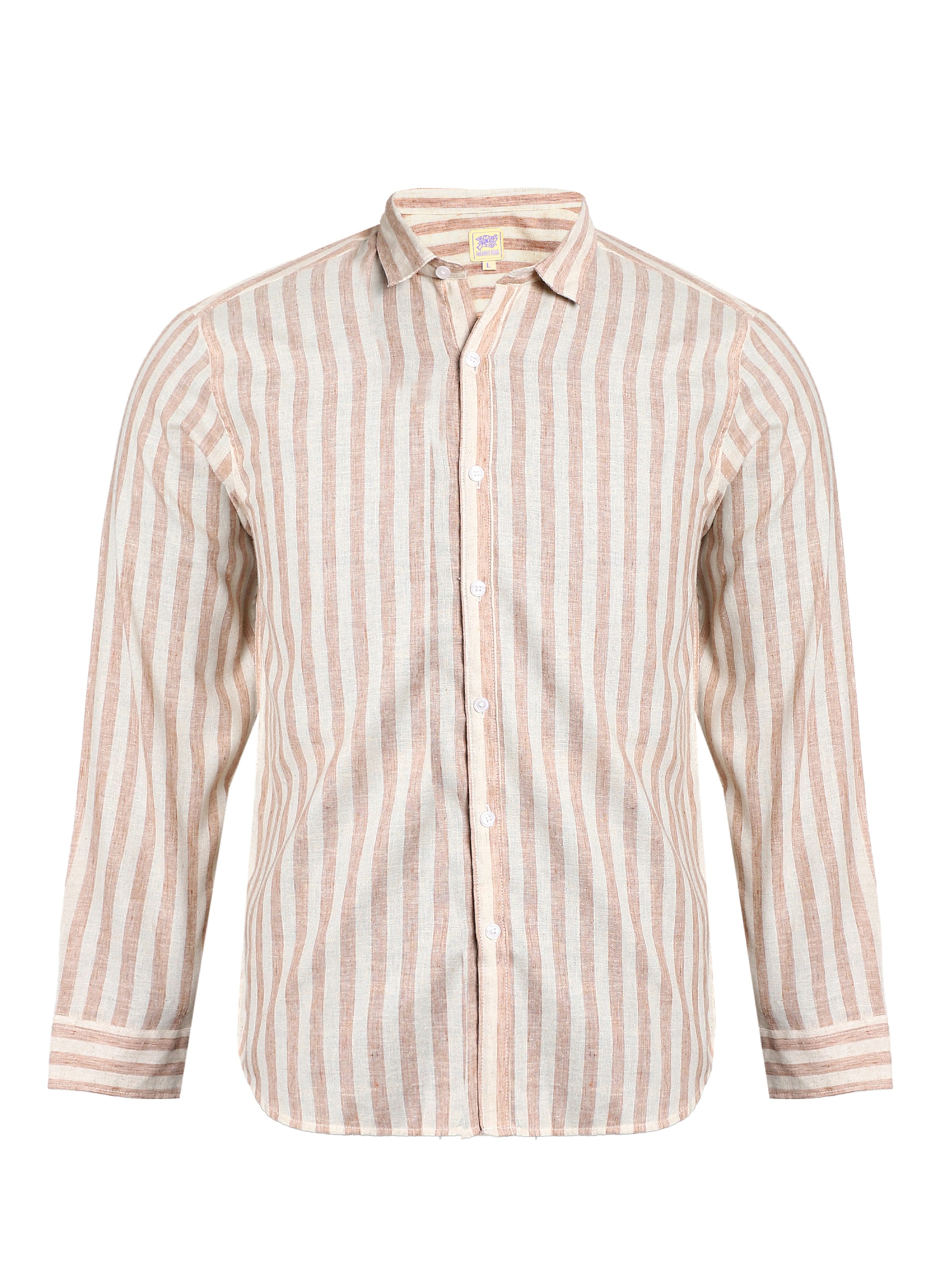 Campus Sutra Tavaline suurus Triiksärk 'Win', värv pruun: eest vaates