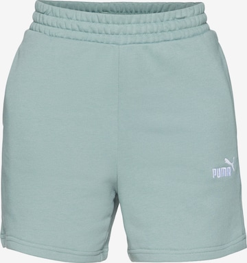PUMA Sportsbukser 'Ess No. 1' i grøn: forside