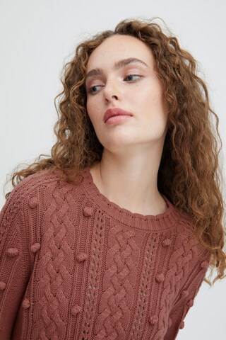 Atelier Rêve Strickpullover 'Kamelia' in Braun