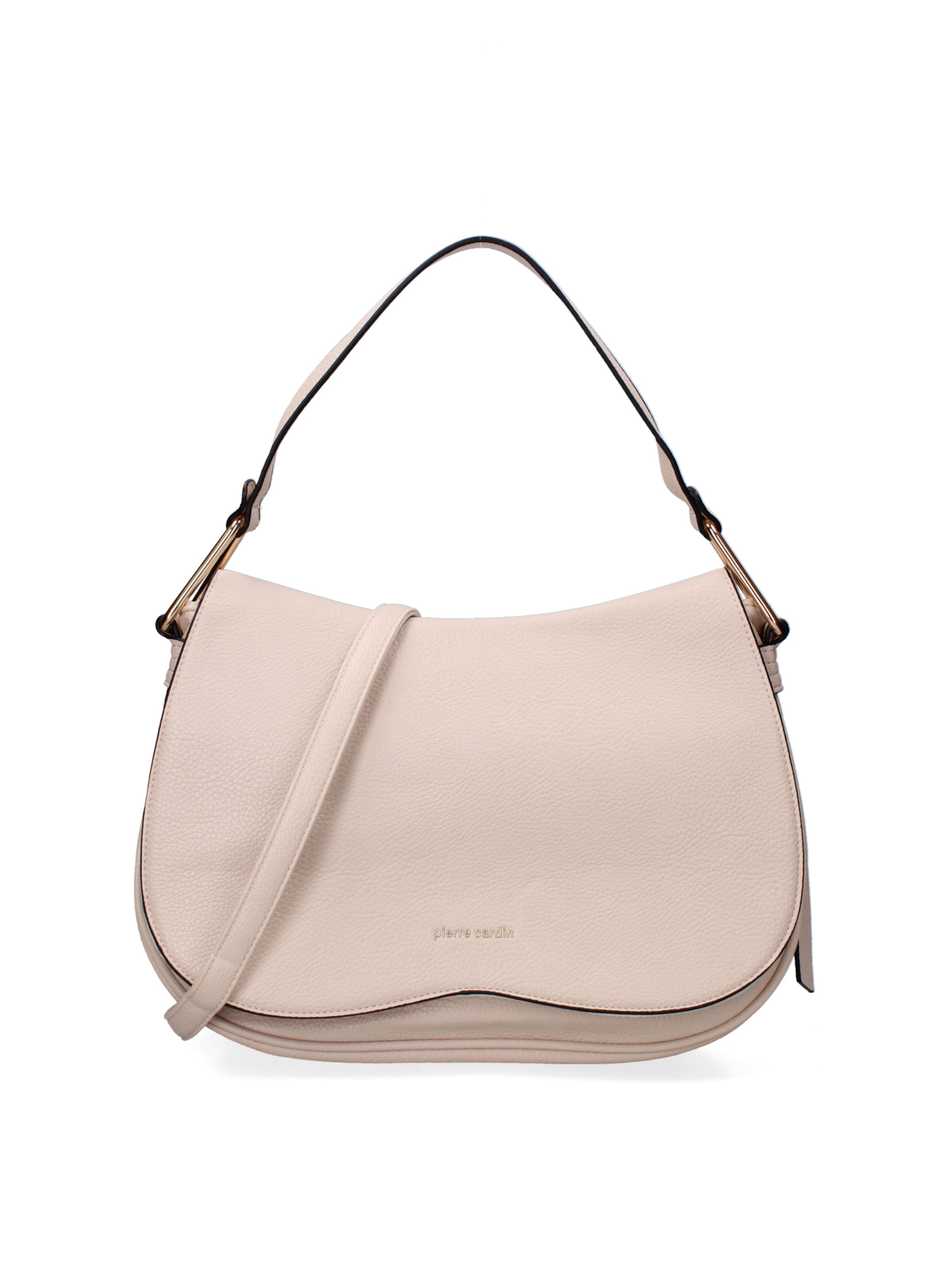 PIERRE CARDIN Schultertasche in Beige: Vorderseite