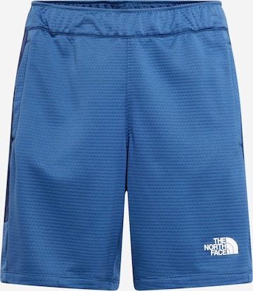 THE NORTH FACE Workout Pants in Blue: front