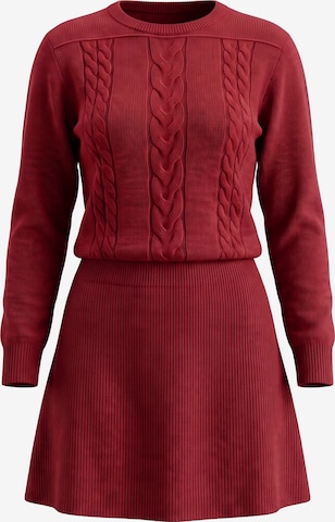Imily Bela - Vestido de punto en rojo: frente