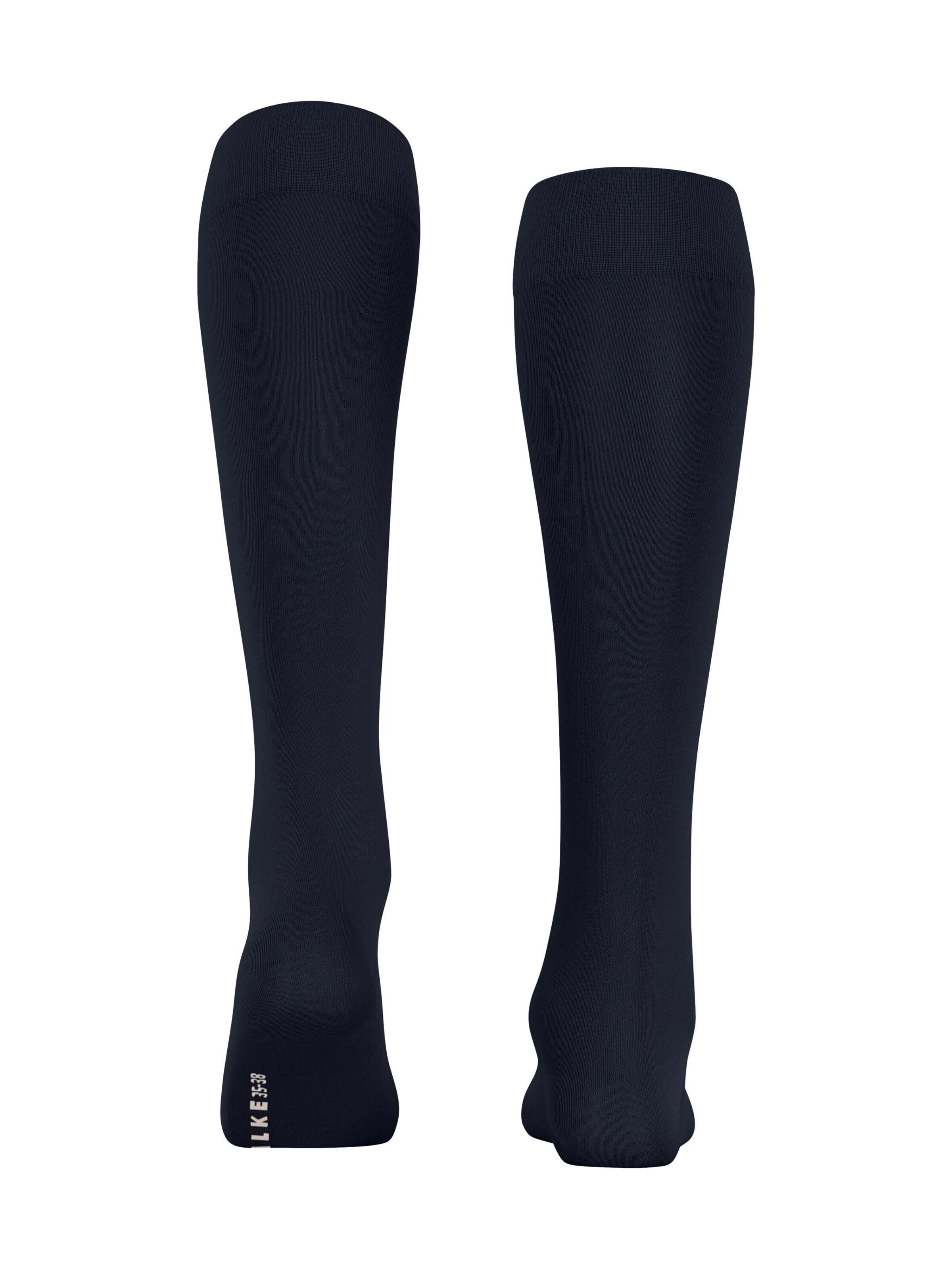 FALKE Knee High Socks 'Cotton Touch' in Blue