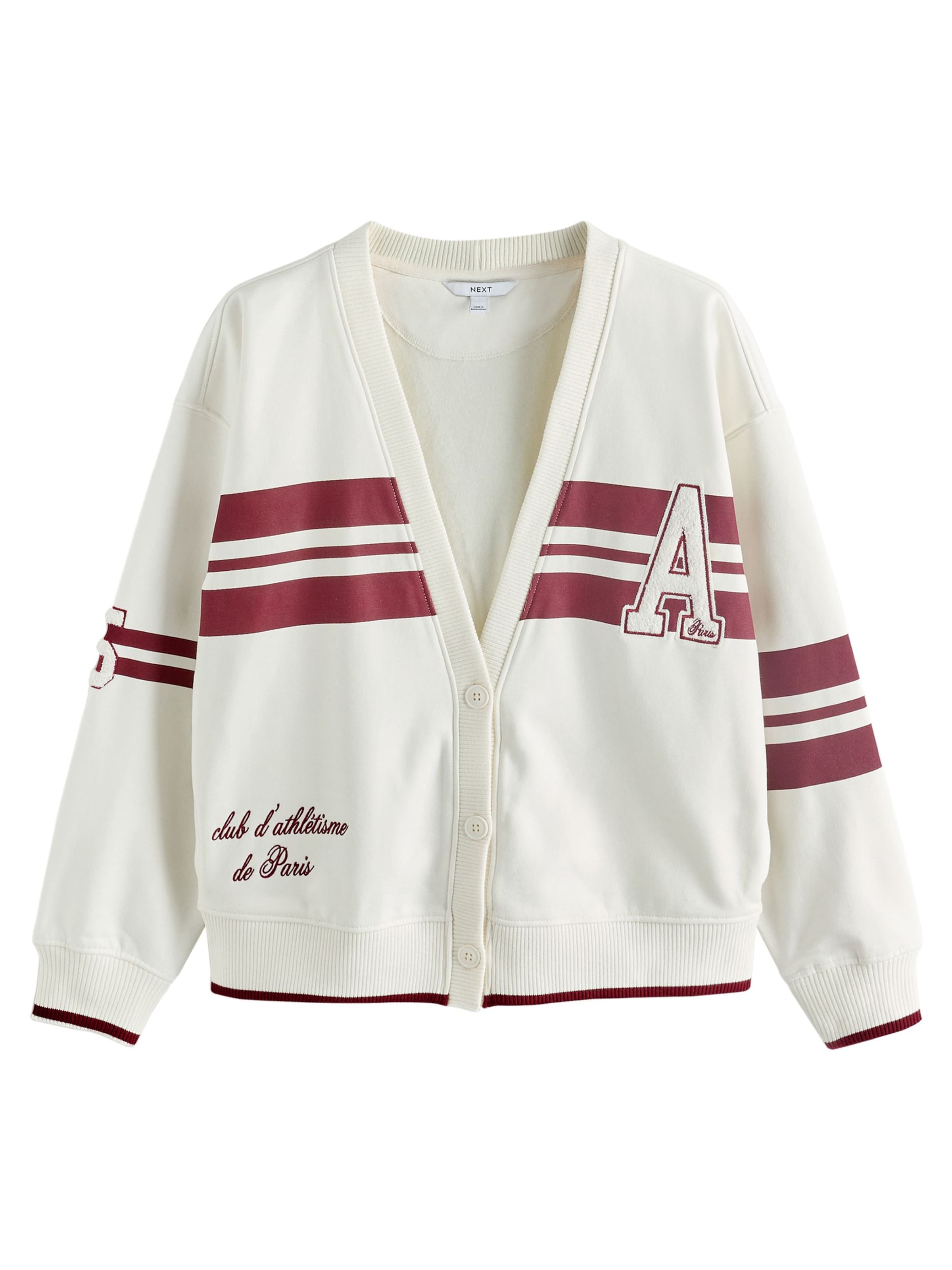 Next Sweatjacke in Beige: Vorderseite