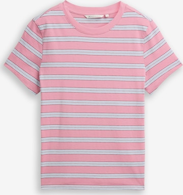 TOM TAILOR DENIM T-Shirt in Pink: Vorderseite