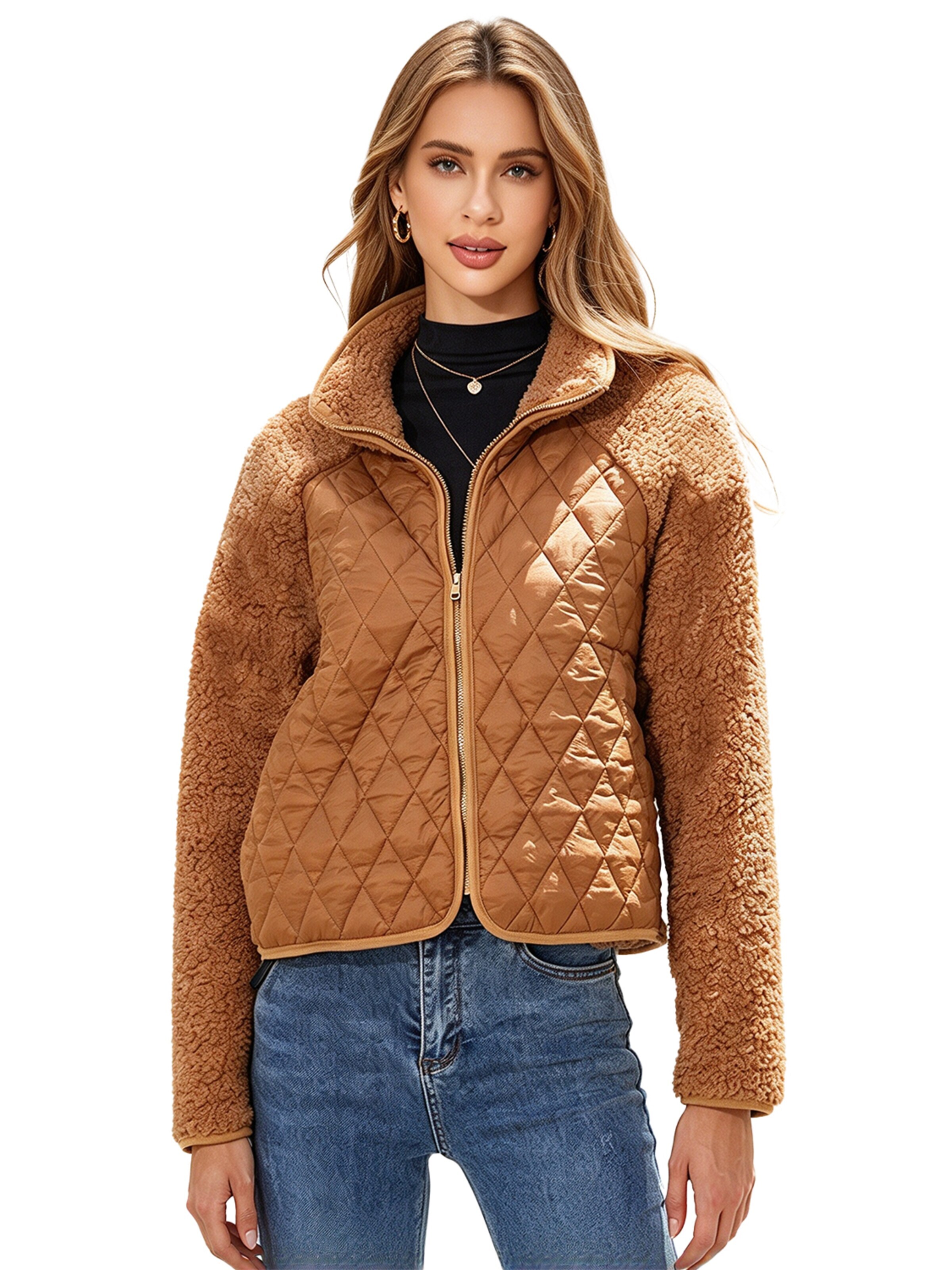 KoJooin Between-Season Jacket in XXL in Camel, Item view