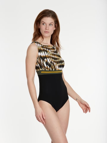 Col haut Maillot de bain SUNFLAIR en noir