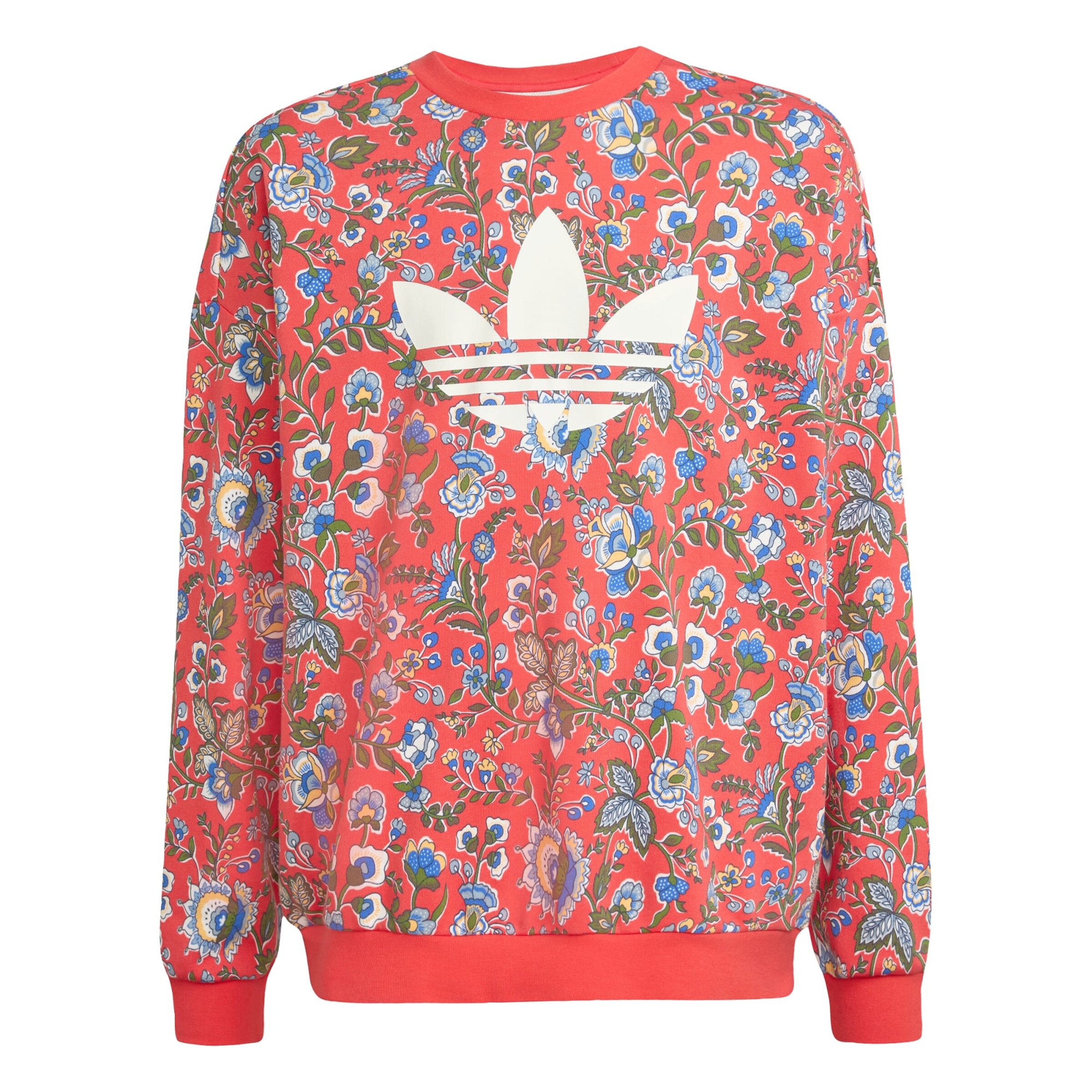 ADIDAS ORIGINALS Sweatshirt 'X Liberty London' in Red: front