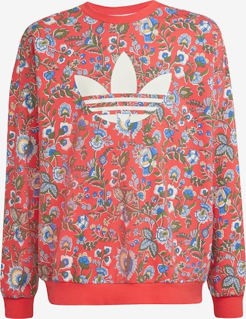 ADIDAS ORIGINALS Sweatshirt 'X Liberty London' in Red: front