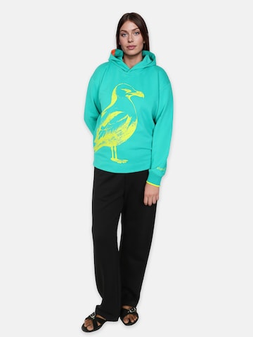 Sweat-shirt 'ADJÜS' salzhaut en vert