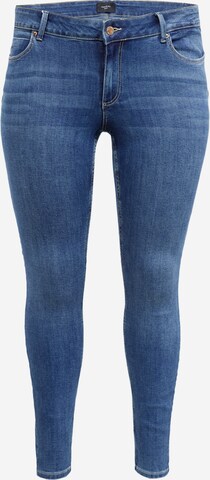 Vero Moda Curve Slimfit Jeans 'Sela' in Blau: predná strana