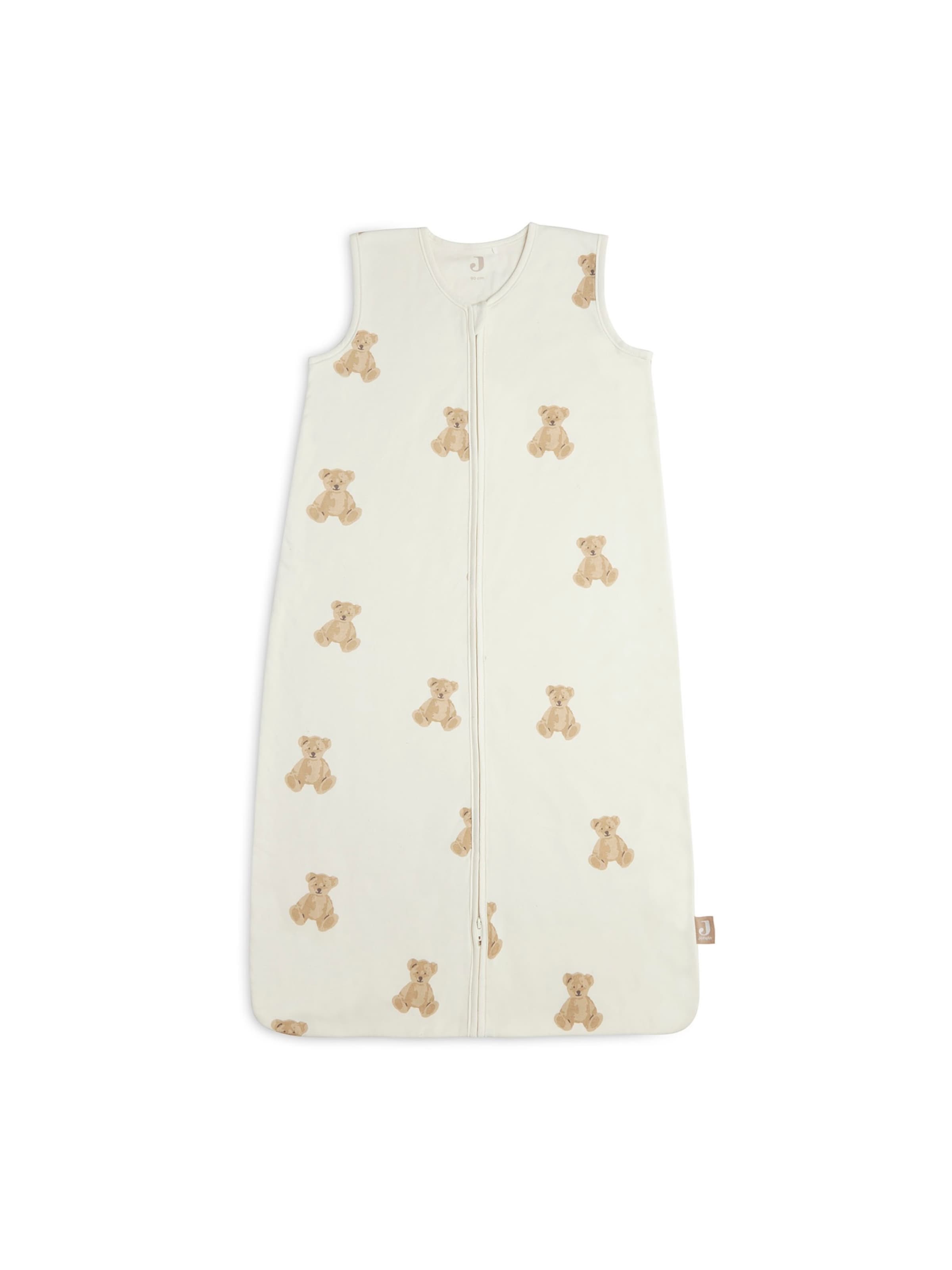 Jollein Schlafsack 'Teddy Bear' in Weiß: Vorderseite